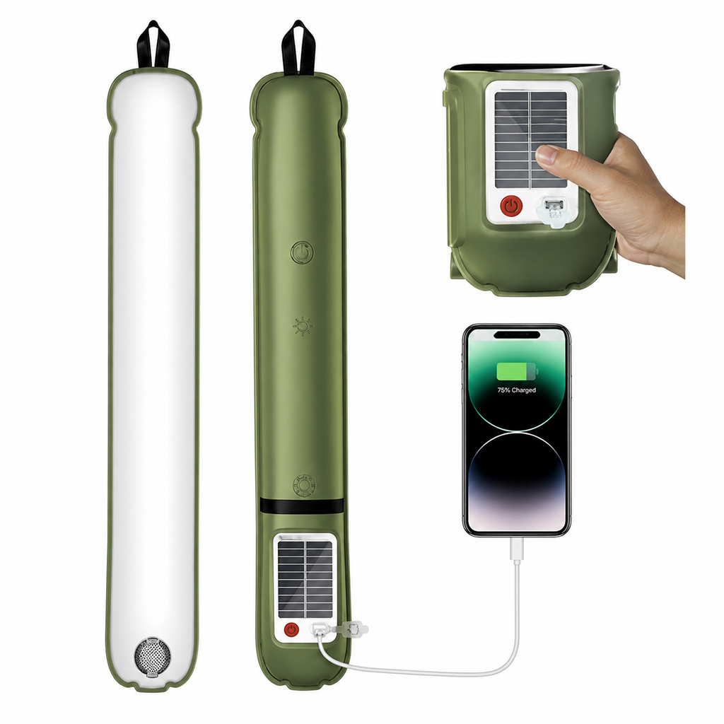 Solar Inflatable Lantern with Power Bank